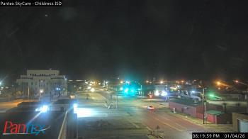 Weather camera view of Childress ISD.