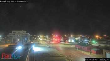 Weather camera view of Childress ISD.