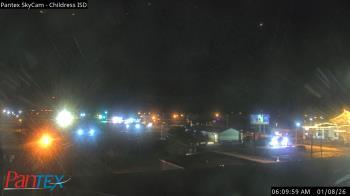 Weather camera view of Childress ISD.