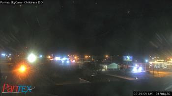 Weather camera view of Childress ISD.