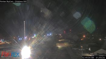 Weather camera view of Childress ISD.