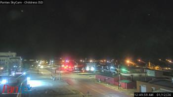 Weather camera view of Childress ISD.