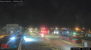 Weather camera view of Childress ISD.