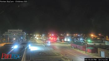 Weather camera view of Childress ISD.