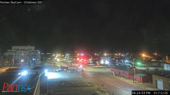Weather camera view of Childress ISD.
