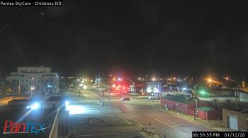 Weather camera view of Childress ISD.