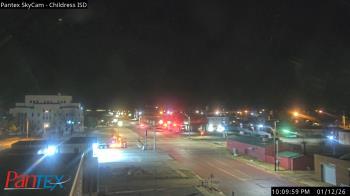 Weather camera view of Childress ISD.