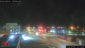 Weather camera view of Childress ISD.