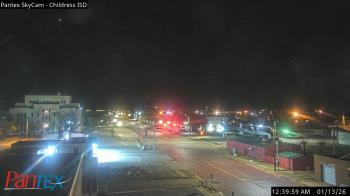 Weather camera view of Childress ISD.