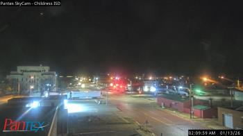 Weather camera view of Childress ISD.