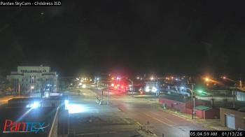 Weather camera view of Childress ISD.