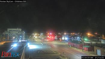 Weather camera view of Childress ISD.