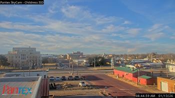 Weather camera view of Childress ISD.