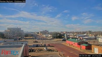 Weather camera view of Childress ISD.