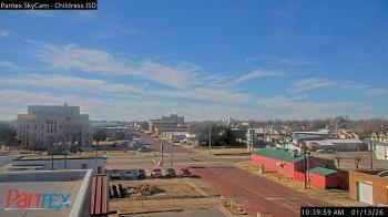 Weather camera view of Childress ISD.