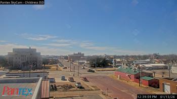 Weather camera view of Childress ISD.