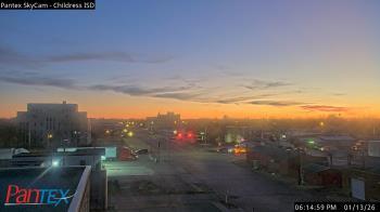 Weather camera view of Childress ISD.