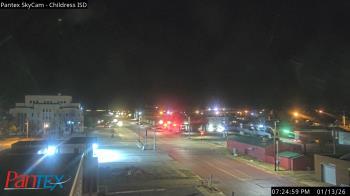 Weather camera view of Childress ISD.