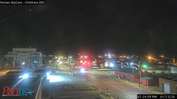 Weather camera view of Childress ISD.