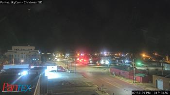 Weather camera view of Childress ISD.