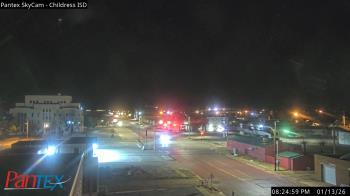 Weather camera view of Childress ISD.