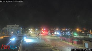 Weather camera view of Childress ISD.