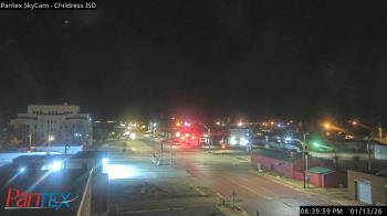 Weather camera view of Childress ISD.