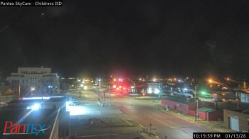 Weather camera view of Childress ISD.