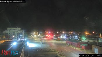 Weather camera view of Childress ISD.