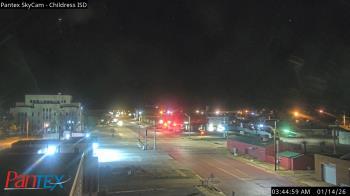 Weather camera view of Childress ISD.