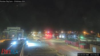 Weather camera view of Childress ISD.