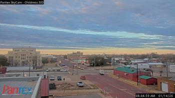 Weather camera view of Childress ISD.