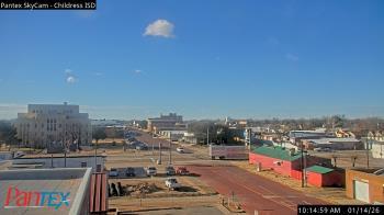 Weather camera view of Childress ISD.
