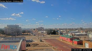 Weather camera view of Childress ISD.