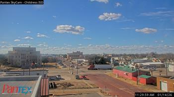 Weather camera view of Childress ISD.