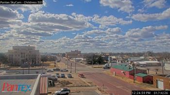 Weather camera view of Childress ISD.