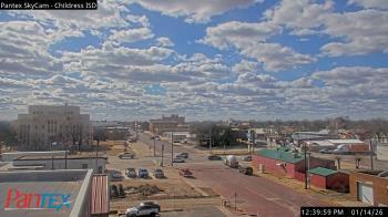 Weather camera view of Childress ISD.