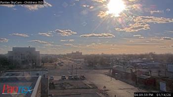 Weather camera view of Childress ISD.
