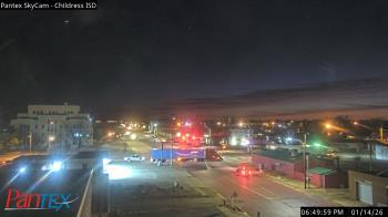 Weather camera view of Childress ISD.
