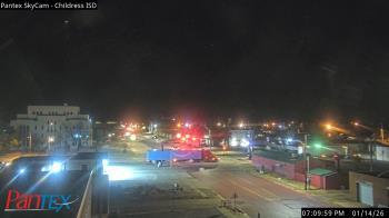 Weather camera view of Childress ISD.
