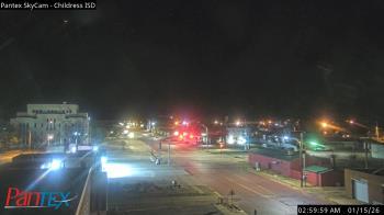 Weather camera view of Childress ISD.