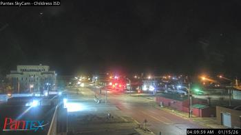 Weather camera view of Childress ISD.