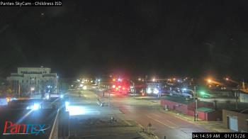 Weather camera view of Childress ISD.