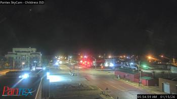 Weather camera view of Childress ISD.