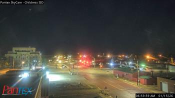 Weather camera view of Childress ISD.