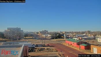 Weather camera view of Childress ISD.