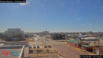 Weather camera view of Childress ISD.