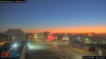 Weather camera view of Childress ISD.