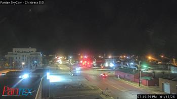 Weather camera view of Childress ISD.