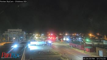 Weather camera view of Childress ISD.